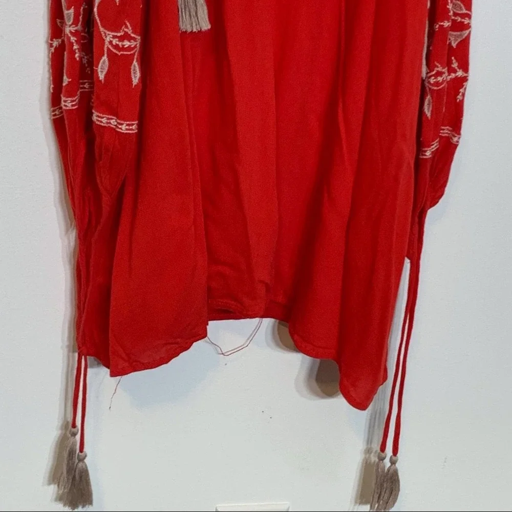 EUC Lush Cold Shoulder Strappy Boho Sleeve Dress‎